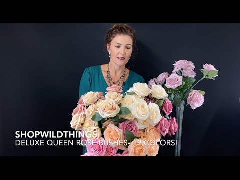 ShopWildThings Fabulous Artificial Rose Bouquets - Beautiful & Affordable, Available in 19 Colors!