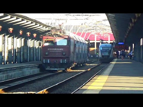 Trenuri la București Nord (19.Aug.2021.)