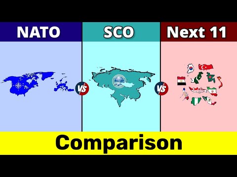 NATO vs SCO vs Next 11 | Next 11 vs SCO vs NATO | Comparison | Data Duck 2.o