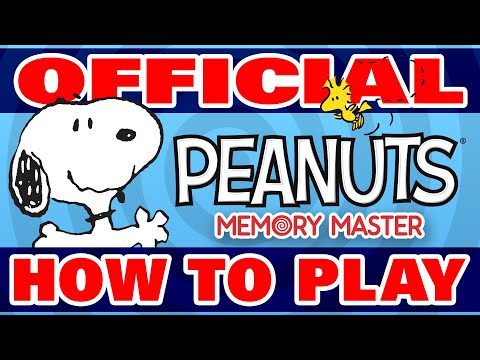Official How to Play Peanuts Memory Master Card Game