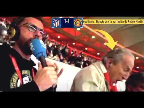 El Atleti PERDONA al Manchester United | Así reaccionó Petón con la narración de Rubén Martín