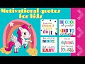 Motivational Quotes For Kids Inspirational Quotes For Kids