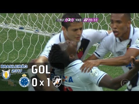 Gol - Cruzeiro 0 x 1 Vasco - Brasileirão 2017