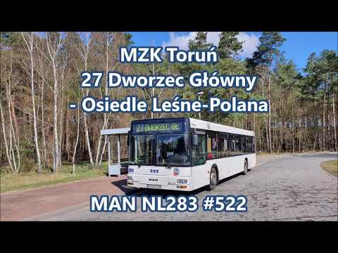 MZK Toruń - linia 27, MAN NL283 #522