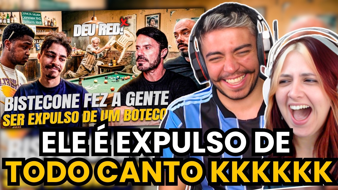 BISTECONE FEZ A GENTE SER EXPULSO DE UM BOTECO RAIZ - DEU RUIM!!! | react