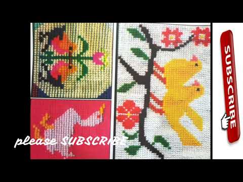 15 Cross Stitch Idea For Ason Design | ason Design | Hand Embroidery Design | Satin Stitch Video