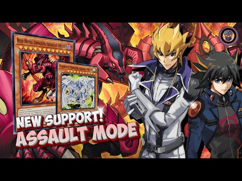 NEW RED NOVA DRAGON ASSAULT MODE! ASSAULT MODE DECK | YU-GI-OH!