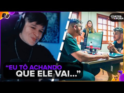 ARUAN REAGE: INFELIZMENTE TIVE QUE DESPEDIR O BRUNO MEU EX CAMERA MAN(RENATO GARCIA)-Cortes do Aruan