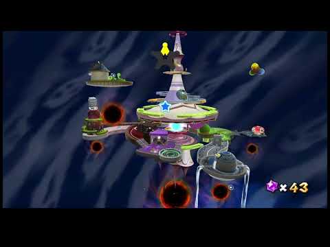 Kaizo Mario Galaxy 2 Rainbow Stars | Abandoned Observatory Galaxy - Silver Stars on the Observatory