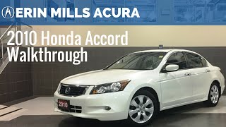 preview picture of video '2010 Honda Accord Walkthrough | 150276A | Erin Mills Acura'