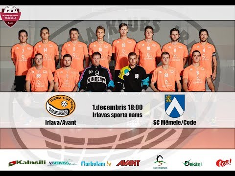 Highlights: Irlava/Avant - SC Mēmele/Code (florbols, 1.līga)