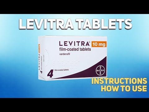 Levitra tablets (vardenafil) how to use: How and when to take it. Erectile dysfunction treatment