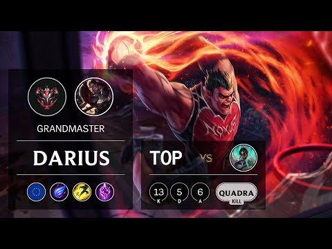 Darius Top vs Karma - EUW Grandmaster Patch 9.9