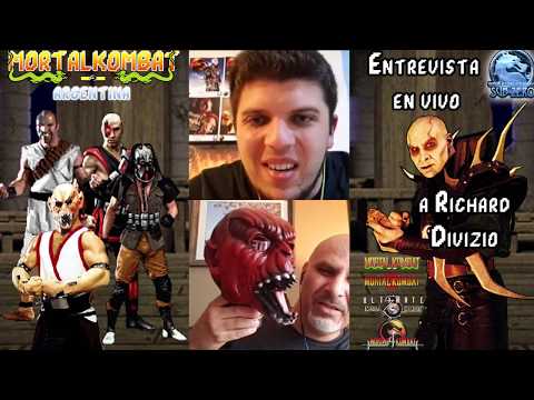 Entrevista en Vivo a Richard Divizio - Mortal Kombat Argentina - CON SUBTITULOS EN INGLES Y ESPAÑOL