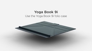 Lenovo Fold Yoga Book 9i (2023) folio case into different