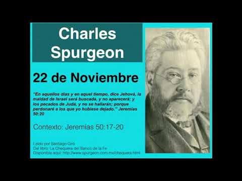 Jeremías 50,20. Devocional de hoy. Spurgeon en español.