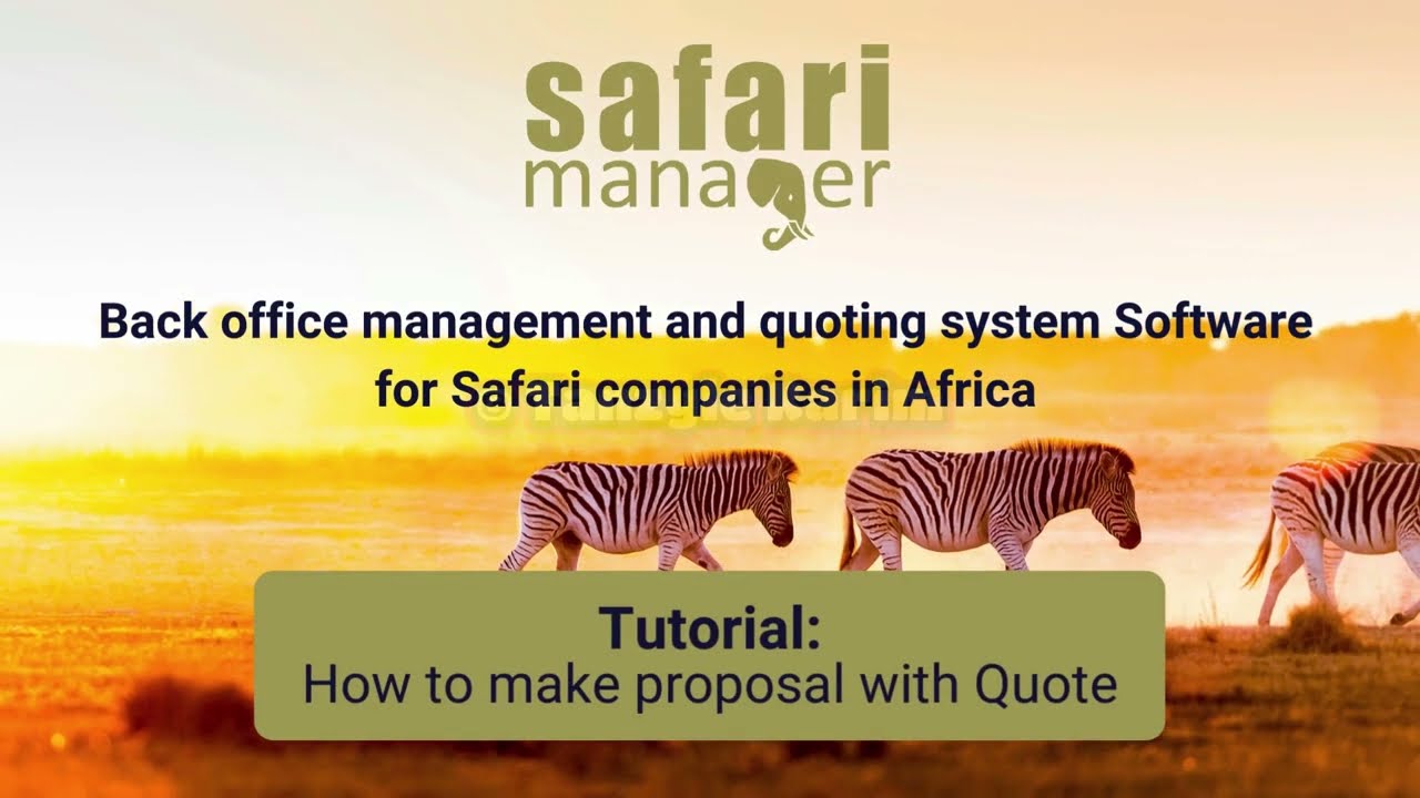 Screencast Tutorial Video- Safari Manager