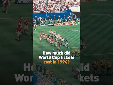 How much did World Cup tickets cost in 1994?