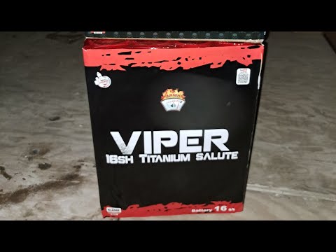 C1675V VIPER 3" 16 SHOTS SALUTE | Klasek Vuurwerk