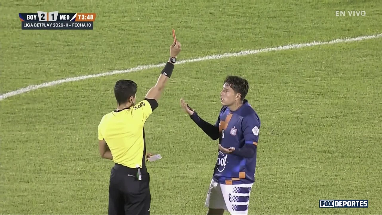 TARJETA ROJA Sebastián Salazar | Boyacá Chicó 2-1 Independiente Medellín | Liga Dimayor