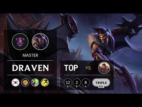 Draven Top vs Jayce - KR Master Patch 9.16