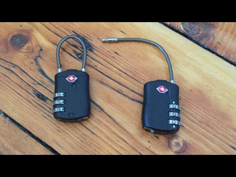 Review: TSA Approved Suitcase number locks with flexible ...