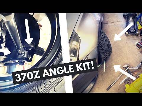 370Z Gktech BOLT-ON Angle Kit is AMAZING!