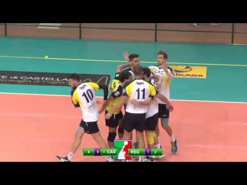 #A2MVolley - Castellana-Reggio Emilia 1-3: highlights