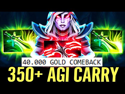 🔥 Stygian Deso Drow Ranger 40.000 Gold Comeback — 350+ Agi Swift Blink + Butterfly Carry Dota 2 Pro