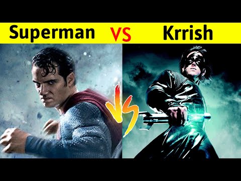 Superman Vs Krrish who would win | क्या भारतीय SuperHero हरा पायेगा Dc के Man Of Steel को