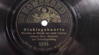 Albert Bol: Stakingskoorts. (1920).