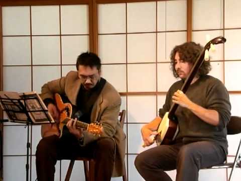 Ancient Japanese JAZZ ...Shamisen and Guitar