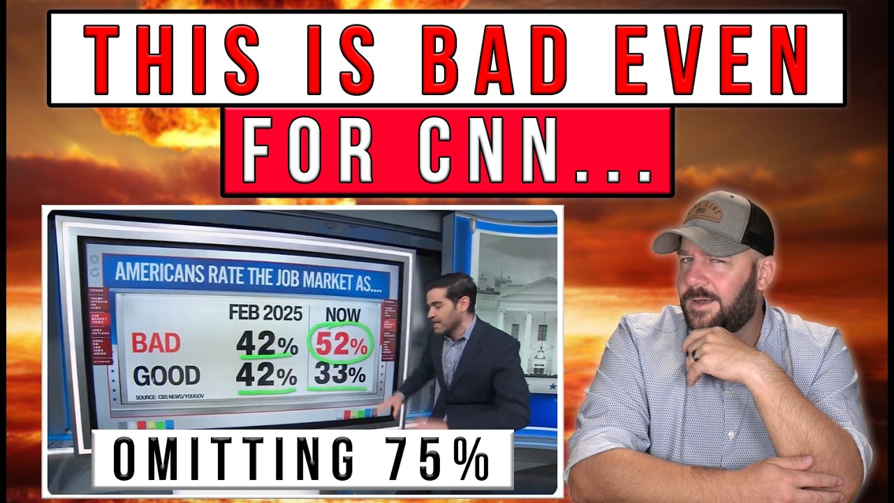 CNN BUSTED Cherry Picking DATA In FULL ON PROPAGANDA PUSH... They Left 75% OUT...