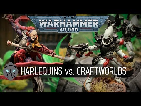 Harlequins vs Craftworld Eldar - A Warhammer 40,000 Battle Report