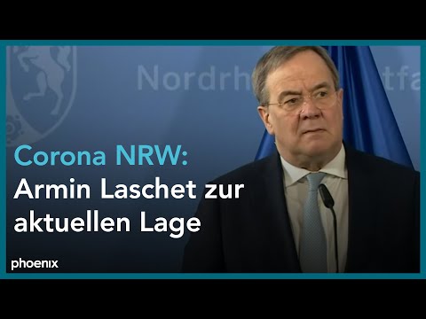 Corona-Lage in NRW: Pressekonferenz mit Laschet und Laumann