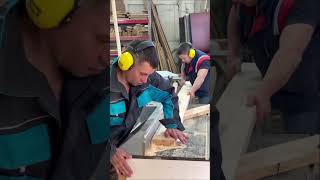 ФРЕЗЕРОВКА для смотровой на высотной #kamchatka #деревяннаямебель #камчатка