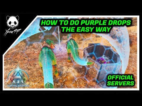 How To Do Purple Drops - The Easy Way - PVE Only Method | ARK: Survival Ascended