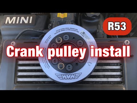 R53 Mini Cooper S crank pulley install (how to)