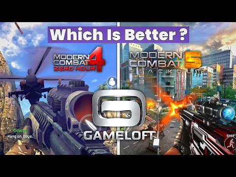 Ultimate Comparison Modern Combat 4 vs Modern Combat 5 -  Android | 2024
