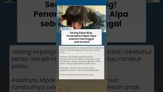 Sering Pakai Wig! Mpok Alpa Berdalih Rambutnya Rontok setelah Melahirkan, Ternyata karena Kemoterapi