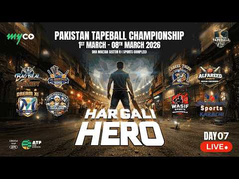 LIVE: Pakistan Tape Ball Championship | Day 07 | HAR GALI HERO  | On Myco