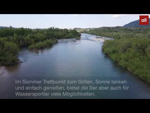 Umgeben von der Natur: So schön ist es an der Iller bei Immenstadt