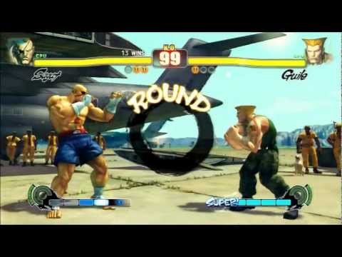 Street Fighter IV - Sagat vs Guile