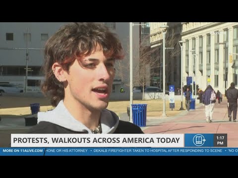 Atlanta colleges, schools join nationwide walkout protesting ICE, Trump administration