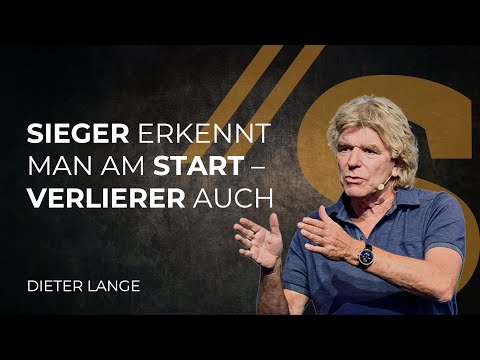 Sieger erkennt man am Start – Verlierer auch // Dieter Lange