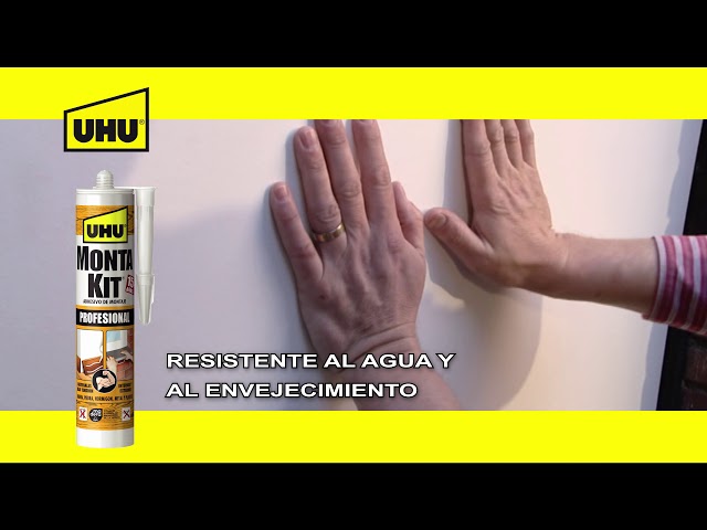 Vídeo relacionado con UHU Monta Kit Profesional-Adhesivo de Montaje Extrafuerte, Pegamento Fuerte Para Todo-350g