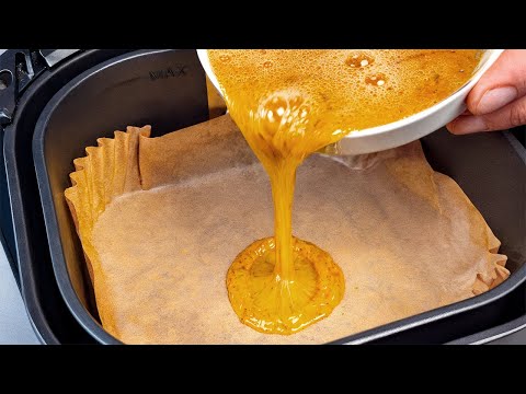 Just Pour Eggs in the Air Fryer...Better than Pizza! Easy to Make this Simple & Delicious Recipe!