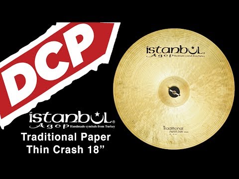 Istanbul Agop Traditional Paper Thin Crash Cymbal 18" 1242 grams PTC18