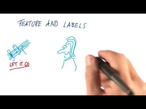 Features and Labels Musical Example