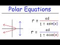 Polar Equations Of Conic Sections In Polar Coordinates